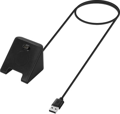 kwmobile USB-oplaadstandaard geschikt voor Garmin vivoactive 5 / Instinct 2X / Fenix 8/7 - Oplader voor smartwatch - In zwart