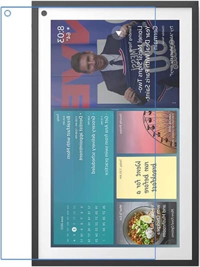 Volledige Bescherming voor Screen Protector van Gehärtetes Glas voor Echo Show 15 - 2 Stuks, Krasbestendig en Duurzaam