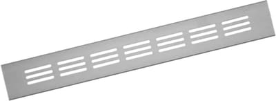 Aluminium Ventilatierooster 40x300mm - Zilver voor Meubels en Radiatoren