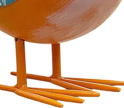 Plantengieter Vogel Design - Tuin Bewatering - Planten Verzorgen - Roestbestendige Metalen Structuur - 19 Liter Inhoud - Oranje