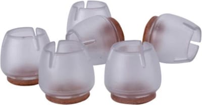 20 Stoelpoten 15-20 MM Ronde Doppen - Beschermers Voor Meubelpoten - Tafelpoot en Stoelpoot Beschermers - Insteekdoppen - Anti-slip Met Vilt - Siliconen Doppen