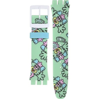 Swatch Plastic - Originals Large (41mm) SUO/SO29/SO32 ASO29Z140 Visty by Verdy band