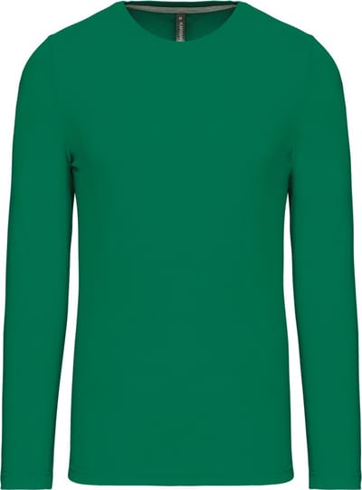 Kariban T-shirt ronde hals lange mouwen K359 - Kelly Green - 4XL