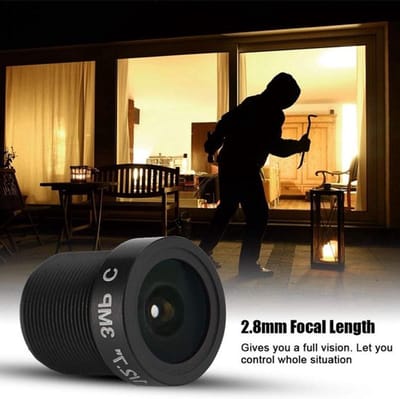 Dailygoody - Hd 3.0 Megapixel IP-cameralens - IR-nachtzicht - 2,8 mm