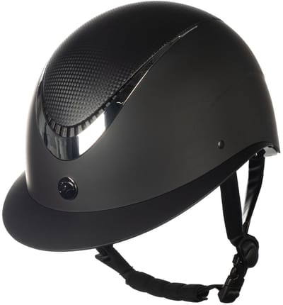 Cap Ruiter veiligheidshelm helmet Alarion zwart / zilver maat M (55-57 cm)