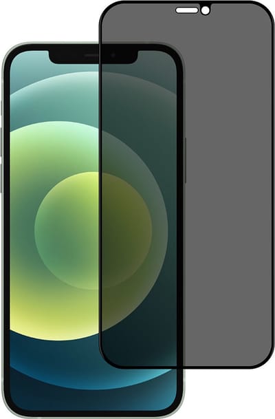 UNIQ Accessory iPhone 12 Privacy Glass Screenprotector - Zwart