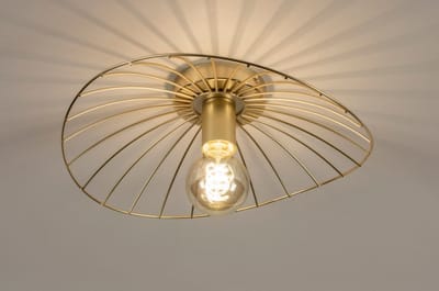 Lumidora Plafondlamp 74651 - Plafonniere - FABRIANO - E27 - Goud - Messing (kleur) - Metaal - ⌀ 39 cm