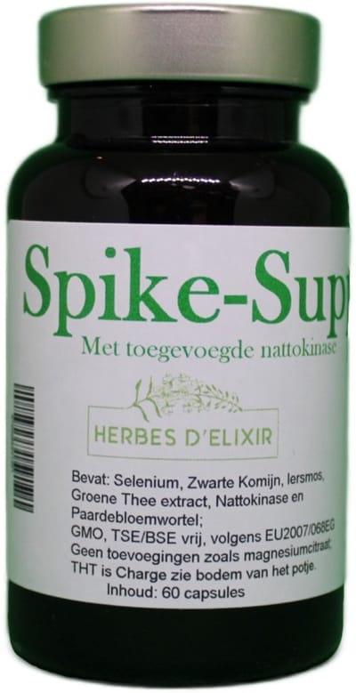 Herbes D'elixir Spike-Support - Voedingssupplement Capsules - 60 Stuks - Ondersteuning Gezondheid