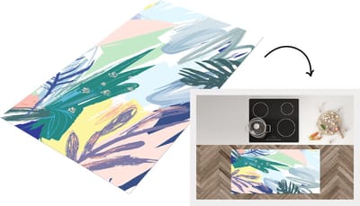 Keukenloper - Loper keuken - Zomer - Kleur - Abstract - 120x60 cm - Keukenloper vinyl
