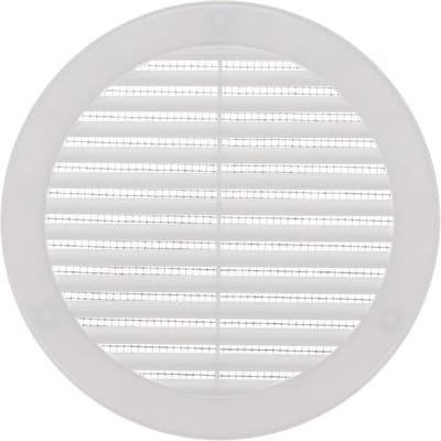 Rond ventilatierooster 15,2 cm met geïntegreerd muggennet voor badkamer, keuken en thuiskantoor