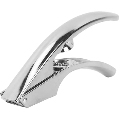 Keuken Knoflookpers Multifunctionele Knoflookpers Kastanje Walnootopener Knoflook Gember Pers Gereedschap L white