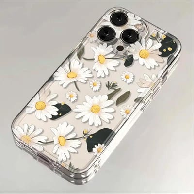 Trendy Bloemblaadjes Transparante Hoes voor Samsung Galaxy A57 5G S26 Edge S25 FE S26 Ultra Plus A56 A55 A36 A26 A16 A07 TPU Cover Samsung A07