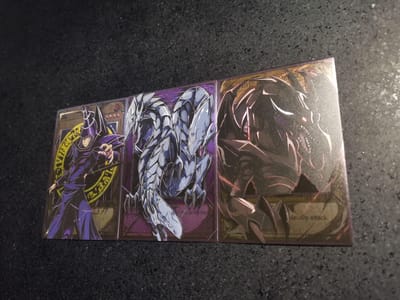 3 stuks/set Doe-het-zelf Yu-Gi-Oh! Blue-Eyes White Dragon Zelfbeheersing Verzamelen Handtekening Ruil Flash Card Anime Cartoon Cadeau