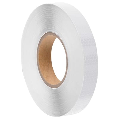 vidaXL - Reflecterende - tape - 2,5 - cm - x - 50 - m - PVC - wit