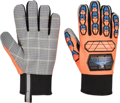 Portwest Aqua-Seal Pro Handschoen - Oranje/blauw - L