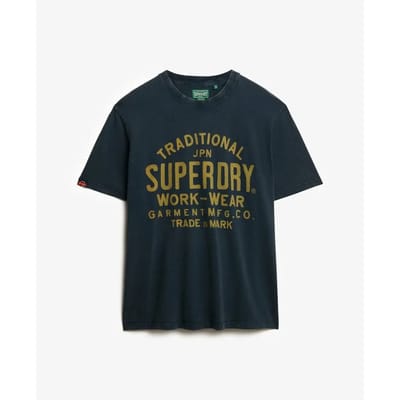 Superdry MACHINED GOODS WORKWEAR TEE Heren T-shirt