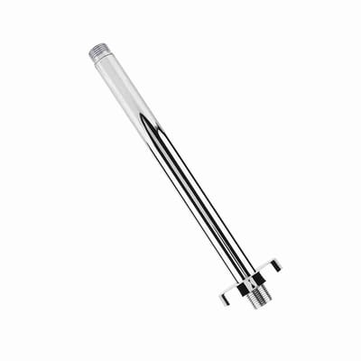 Dailygoods- Douchearm Verchroomd - Roestvrij Staal - Wandmontage - Verlengbuis 15-30cm - Diameter 22mm - Topspray functie - Douchehouder
