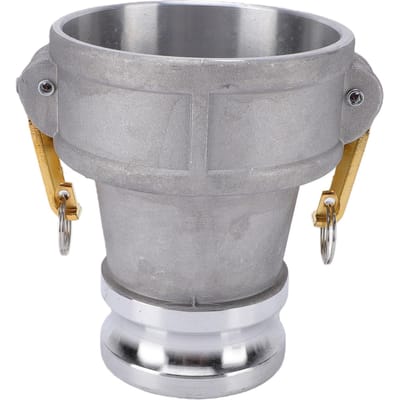 Raccord pour tuyau type DA en aluminium, accouplement rapide à came et rainure, réducteur, filetage femelle 4 pouces et mâle 3 pouces