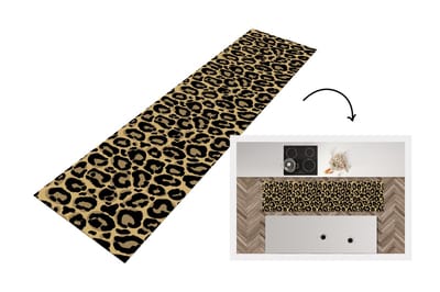 Keukenloper - Loper keuken - Panterprint - Patronen - Luipaard - Patronen - 200x50 cm - Keukenloper vinyl