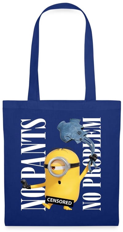 Minions Censored No Pants No Problem Tas Van Stof Schoudertas