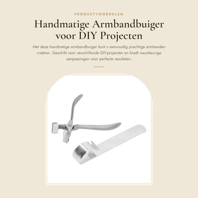 Dailygoods - Handmatige Armbandbuiger voor DIY Projecten