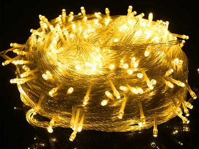 Xd-Xtreme- Raam decoratie -50 meter lichtslinger- Kerstversiering - Kerst decoratie - Kerstverlichting - bruiloft decoratie - feest decoratie - Warm Wit