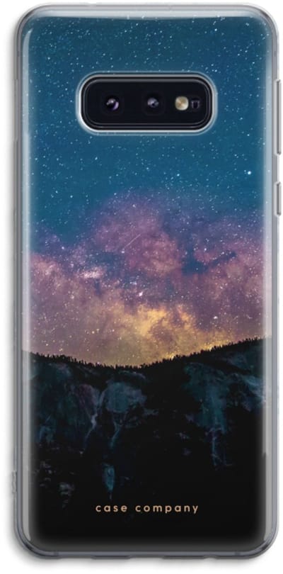 Case Company® - Hoesje geschikt voor Samsung Galaxy S10e hoesje - Travel to space - Soft Cover Telefoonhoesje - Bescherming aan alle Kanten en Schermrand