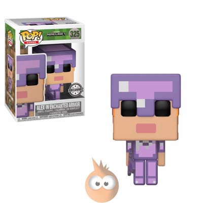 Minecraft POP! Vinyl Figure Alex with Enchanted Armour LE 9 cm
