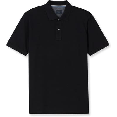 OLYMP Poloshirt Piqué Zwart - Maat S - Heren