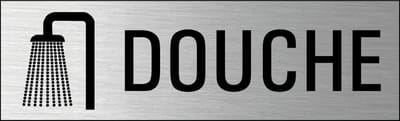 Douche deurbordje met zelfklevende strip