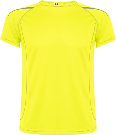 Sportshirt unisex Sepang merk Roly maat S Geel