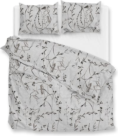 Zohome Zane Dekbedovertrek - Tweepersoons - 200x200/220 cm - Grey