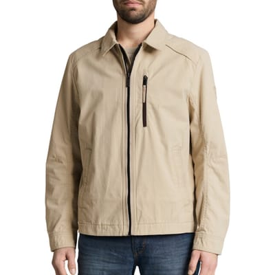 Tom Tailor - Zomerjas - Heren - 2XL-56 - Beige - Katoen - 1050714