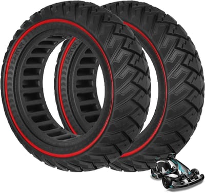 Vervangende 70/75-6.5 Banden voor Segway Gokart Pro - Stevige Rubberbanden, Antislip en Lekvrij, Set van 2