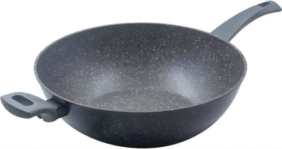 YOR® Wokpan Inductie - Wokpan - Koekenpan Inductie - Grijs - ‎40cm x 32cm x 10 cm; 1.38 kg