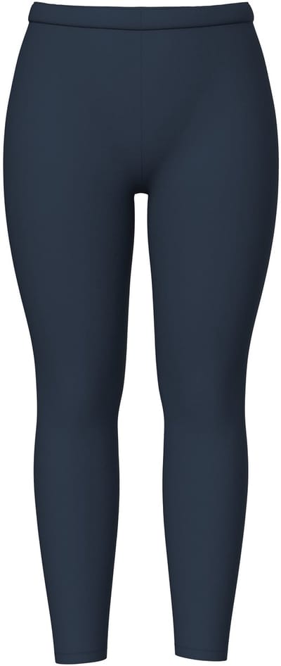 Ulla Popken - Dames - Legging skinny elastische tailleband OEKO-TEX - Marine - Maat 42+