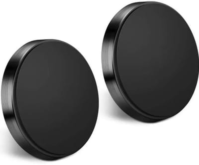Auto Magneet Houder - 2x Mobiele autohouder met metalen platen bevestigd aan het dashboard | Muur | Keuken | Sport | kantoor Magnetische - Telefoonhouder Universeel