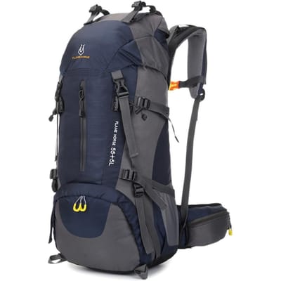 60L Wandelen Waterbestendig Outdoor Sport Trekking Bergbeklimmen Rugzak donkerblauwe kleur