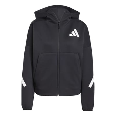 adidas Trainingsjack Dames-Zwart,Wit