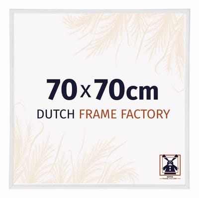Fotolijst 70x70 cm - Kunststof - Wit Hoogglans - Angers