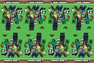 Vegaoo - Minecraft plastic tafelkleed 120X180cm