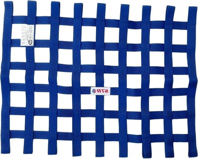 Veiligheidsnet Auto - Racenet Racegaas - Circuit Gebruik - SFI 27.1 Gecertificeerd - 450mm x 555mm - Nautical Blue