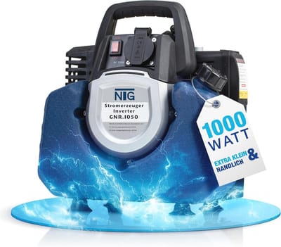 Stroomgenerator Benzine 3 L Tankvolume 8,5 kg 2-Takt Motor Inverter 4 Uur Looptijd