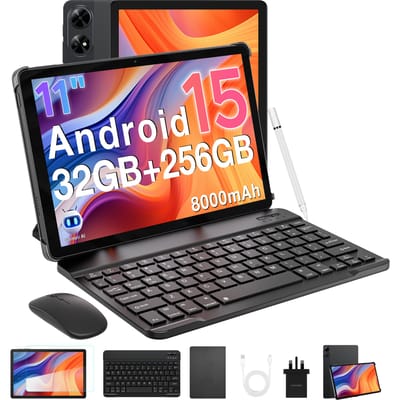 DOOGEE Tab G6 Plus Android 15 tablet, 11 inch, met SIM-kaartsleuf, AI, FHD+, 32 GB RAM+256 GB ROM/2 TB, 8000 mAh, octa-core T7280, Widevine L1,