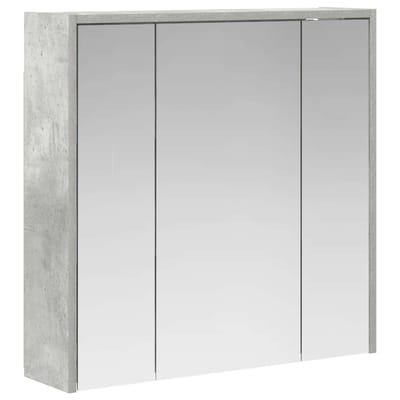 vidaXL Badkamer spiegelkast Beton Grijs 63,5 x 16 x 62,5 cm