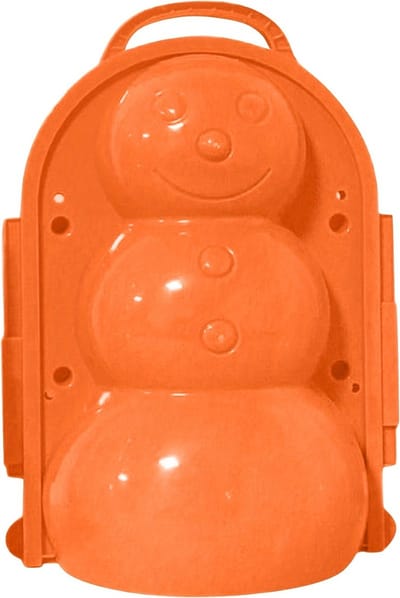 Nivard Sneeuwballenmaker - Sneeuwbaltang - Sneeuwpop - Strandspeelgoed - Zandspeelset - Strandschepje - Oranje