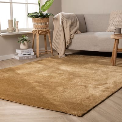 NATURL. Wasbaar vloerkleed - Clean Goud - 80x150cm