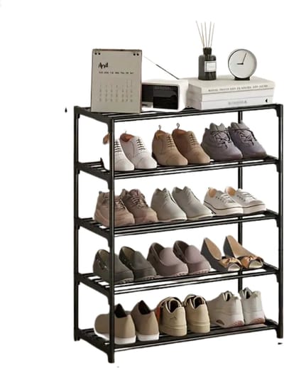 Livano Schoenenrek - Schoenenbank - Deur - Schoenen Opbergsysteem - Organizer - 5 Lagen