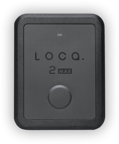 Loca 2 MAX GPS-tracker – 4 Jaar Zonder Opladen – Zónder Abonnement – Waterdicht IP67 – Auto, motor, camper, boot – Met bewegingsdetectie