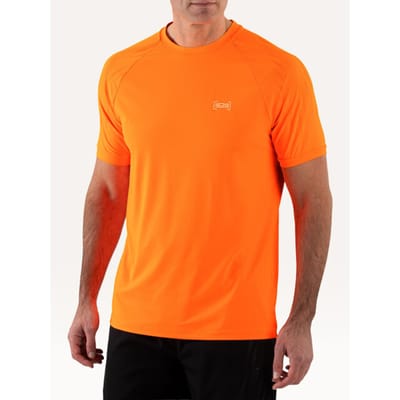 Sjeng Sports NEO Sportshirt Heren - Oranje - Ademend en Sneldrogend - Tennis en Fitness